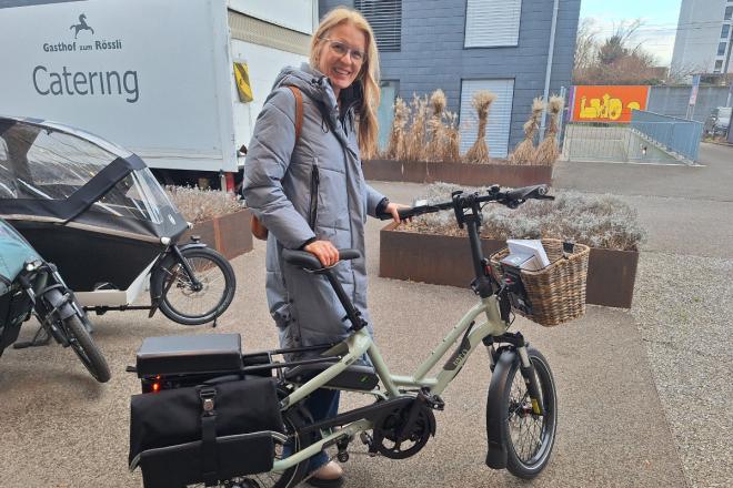 TERN Longtail Cargobikes von Velo Winterthur - Gekauft von Cornelia